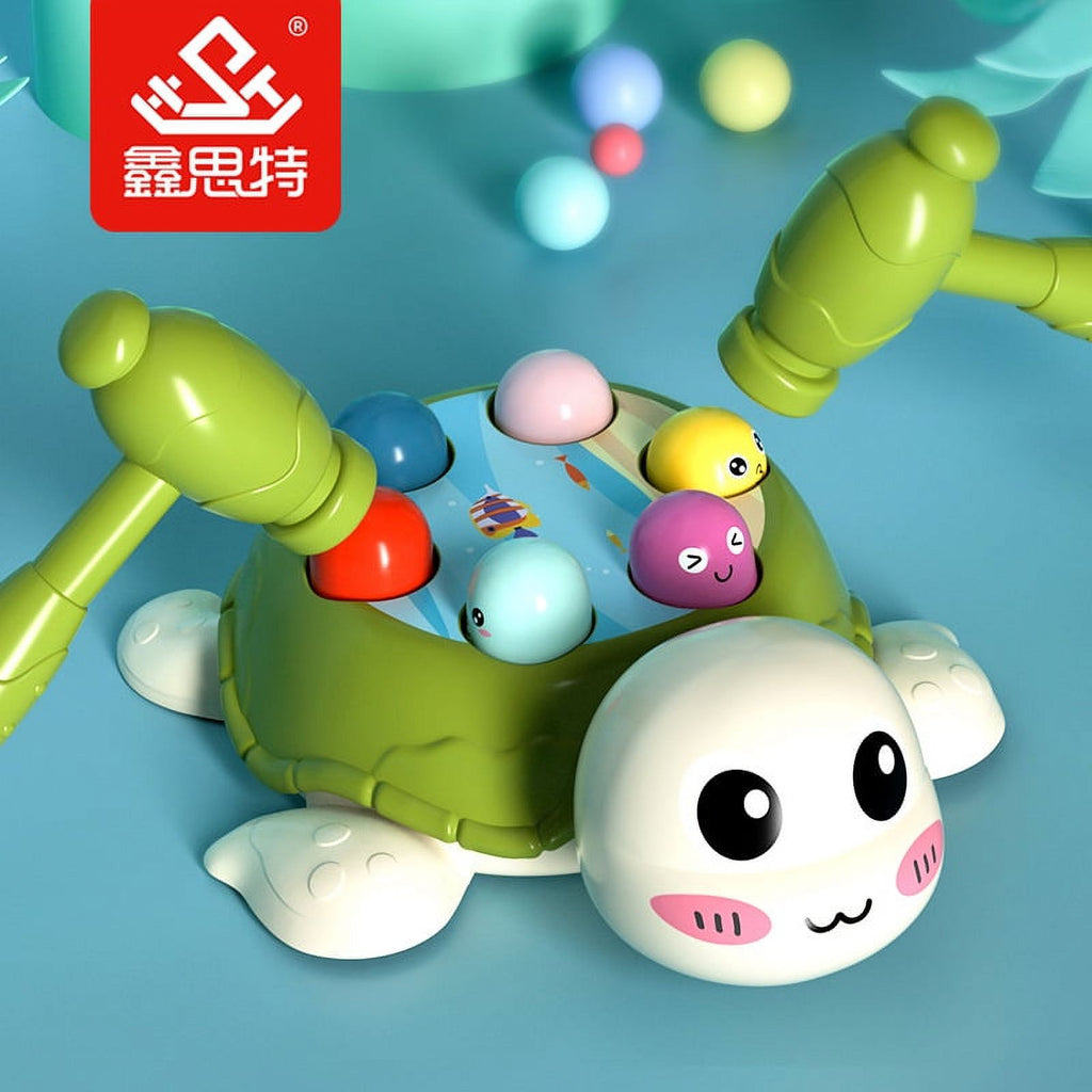 Knocking Toy Whack Tortoise Game Hammer Whacking Toy F4375