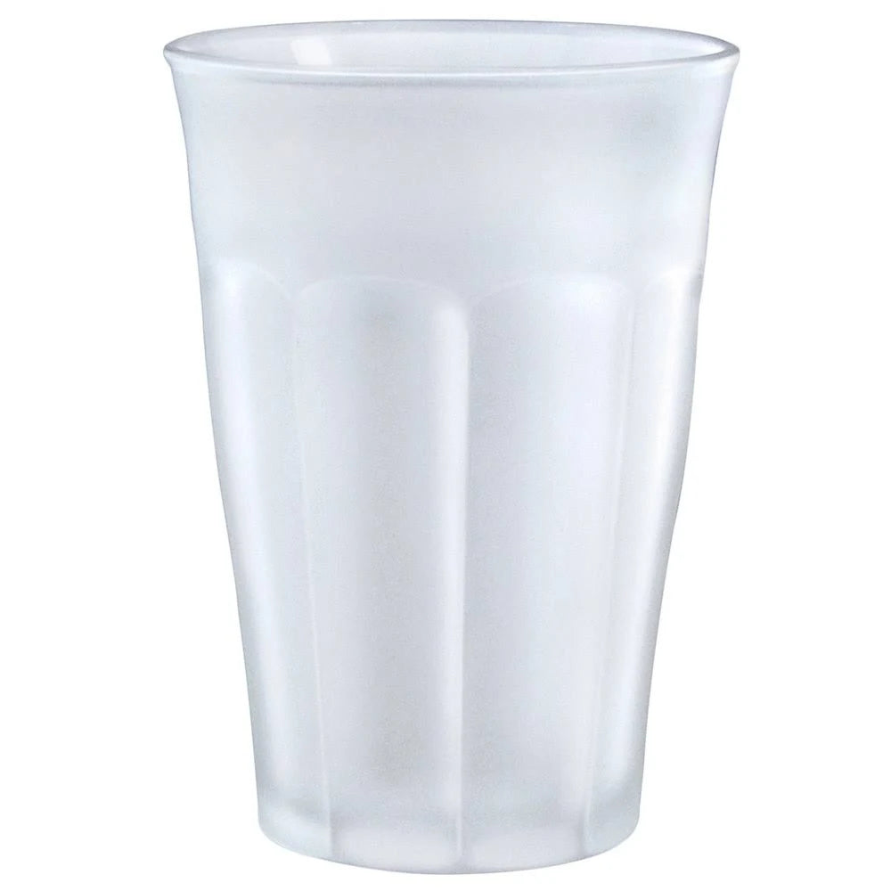 Frosted White Stackable Glass Tumbler V533