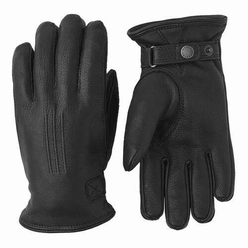 Deerskin Lambsfur Lined Glove Dark Brown 11 G236