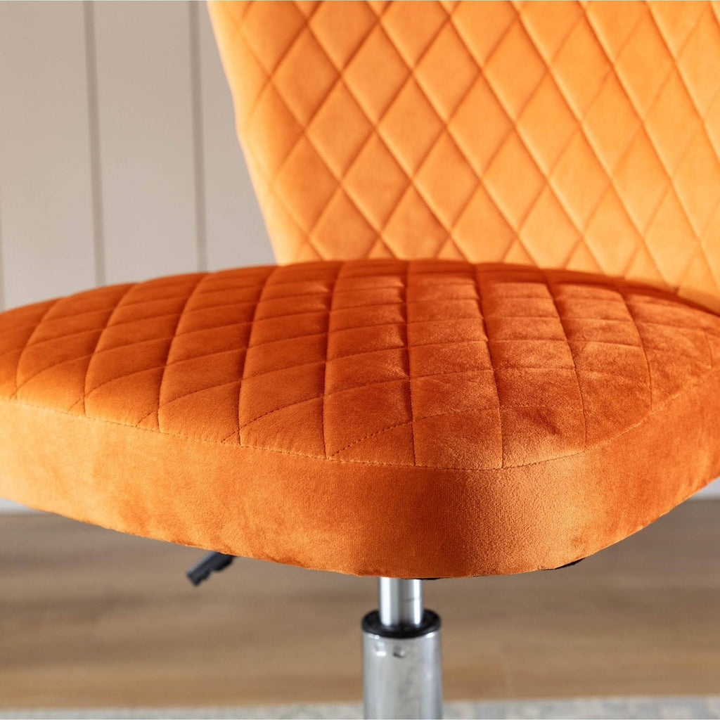 Grey Swivel Desk Chair Q266