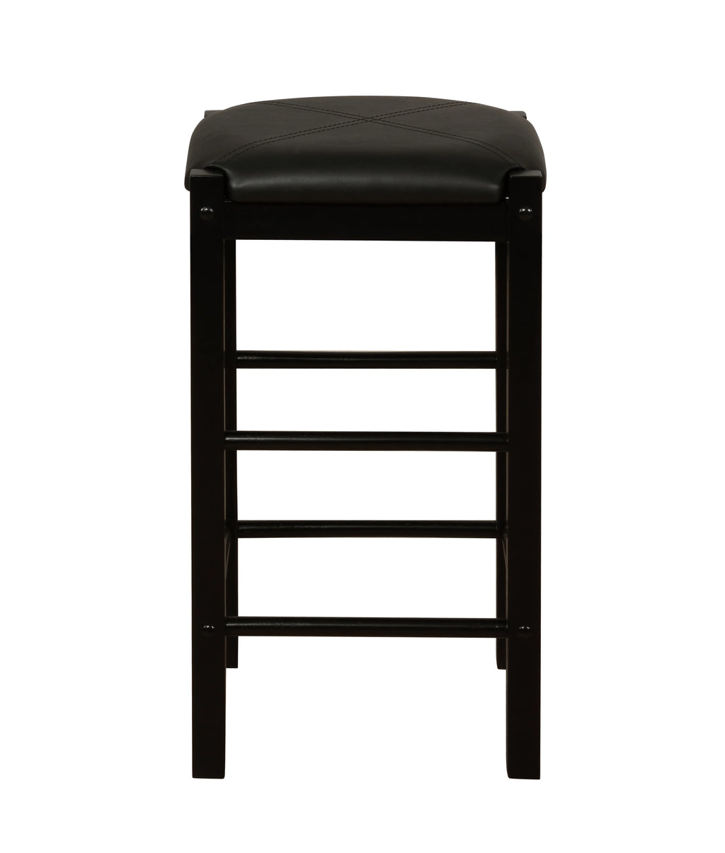 Black Fabric 3-Piece Casual Dining Tavern Set T658803