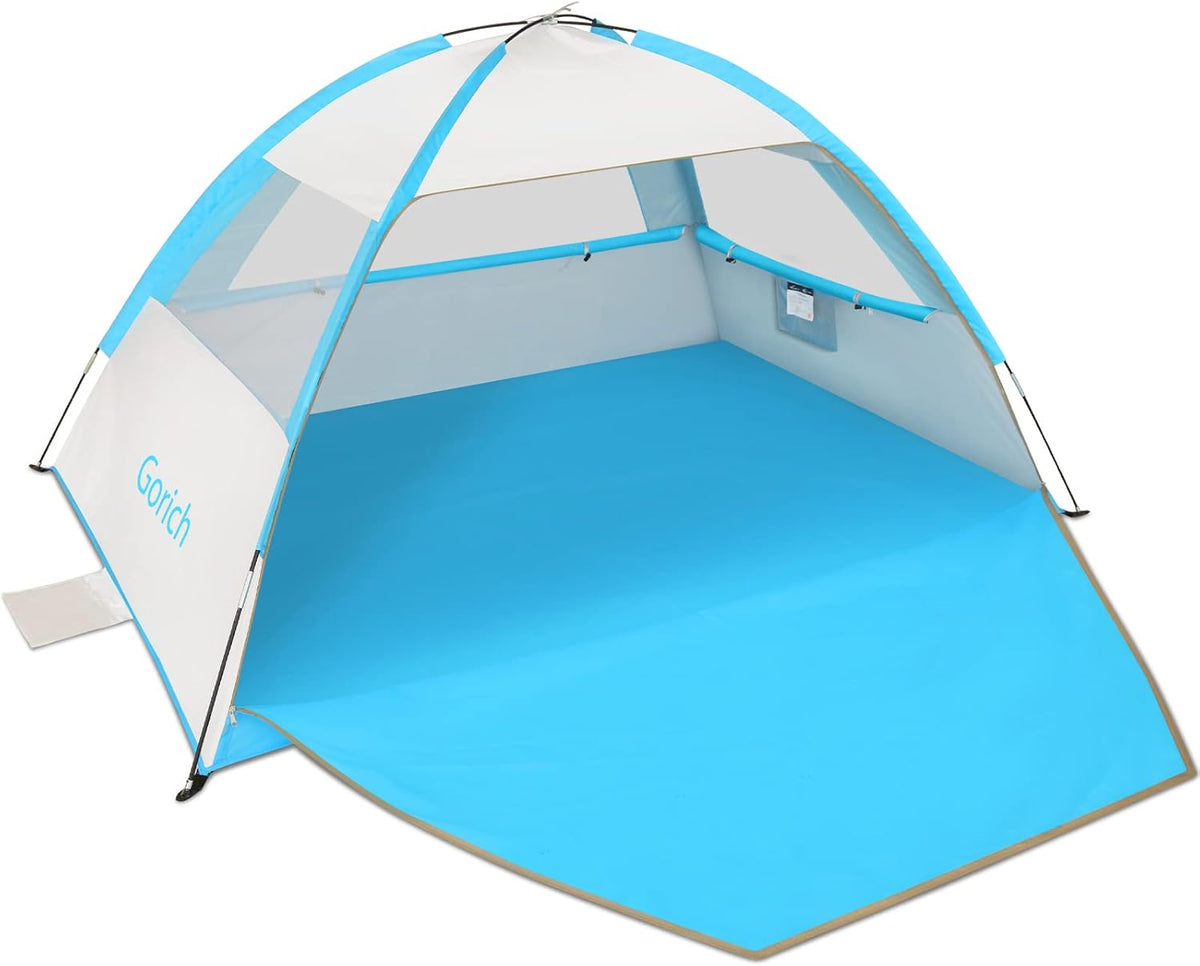Portable Beach Tent Sun Shelter Canopy with UPF 50+ UV Protection Q880