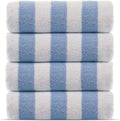 Light Blue 30x60 Inch 100% Cotton Pool Beach Towels 4-Pack L84786