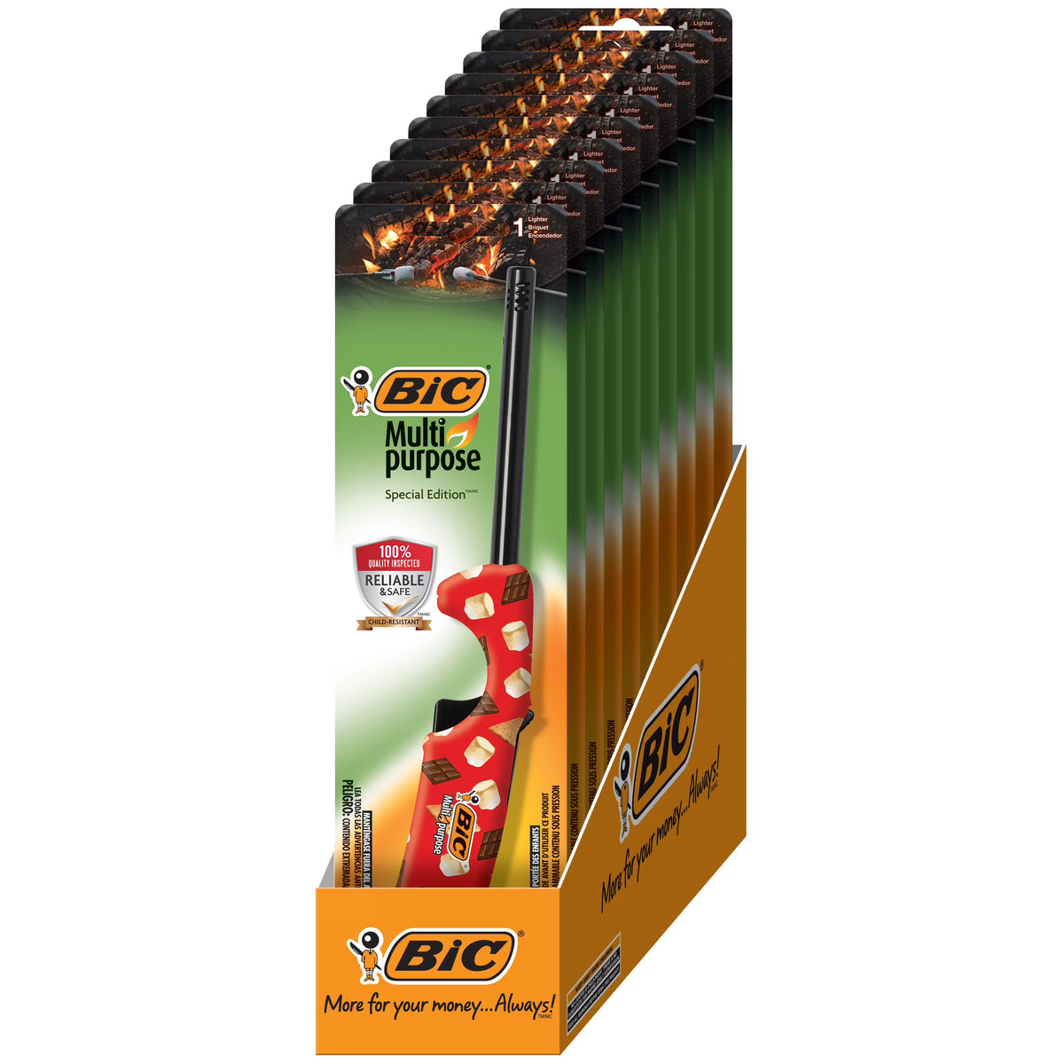 Pack of 10 Multi-Purpose Lighter R71523
