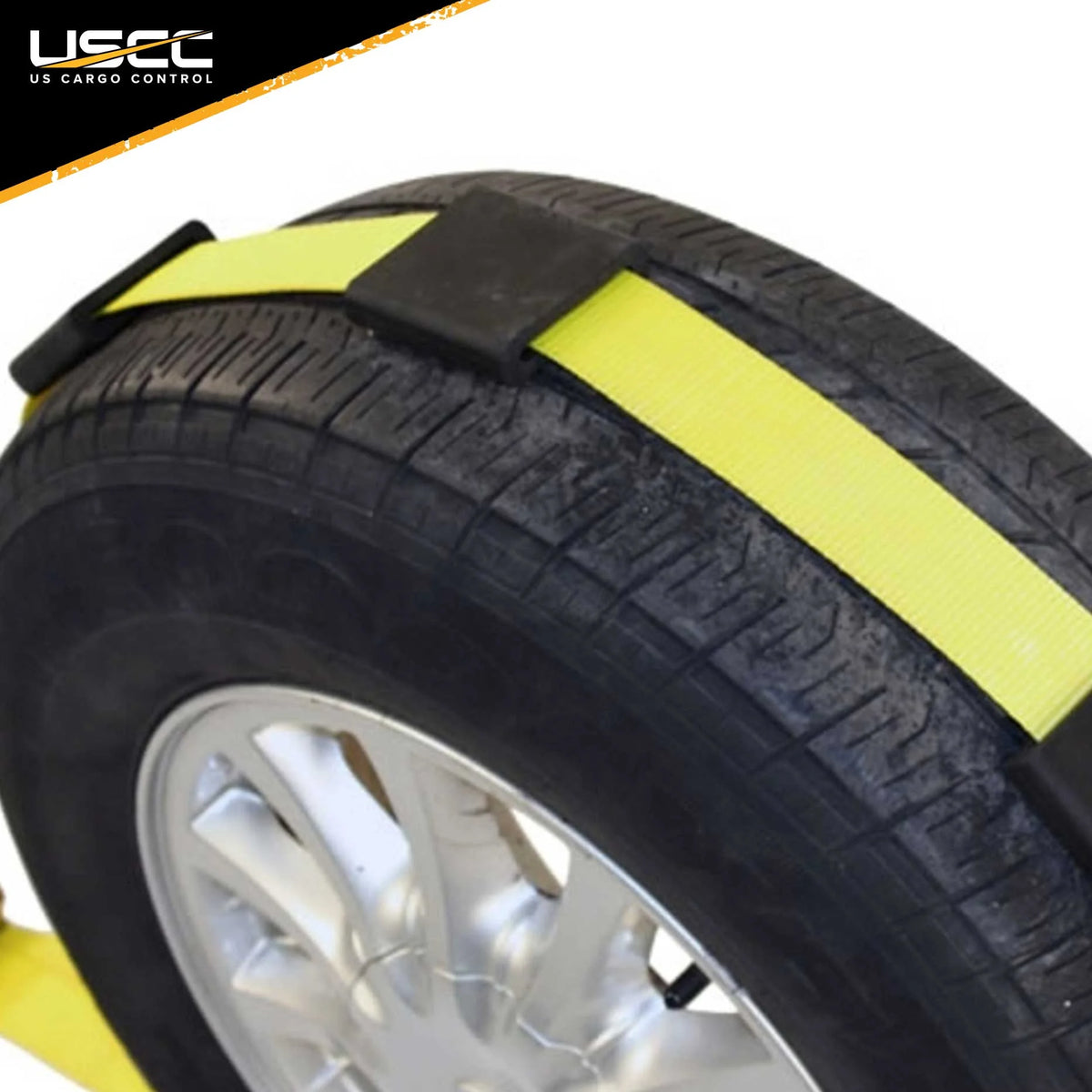 2" x 10' Wheel Strap with 2 Swivel J Hooks N952