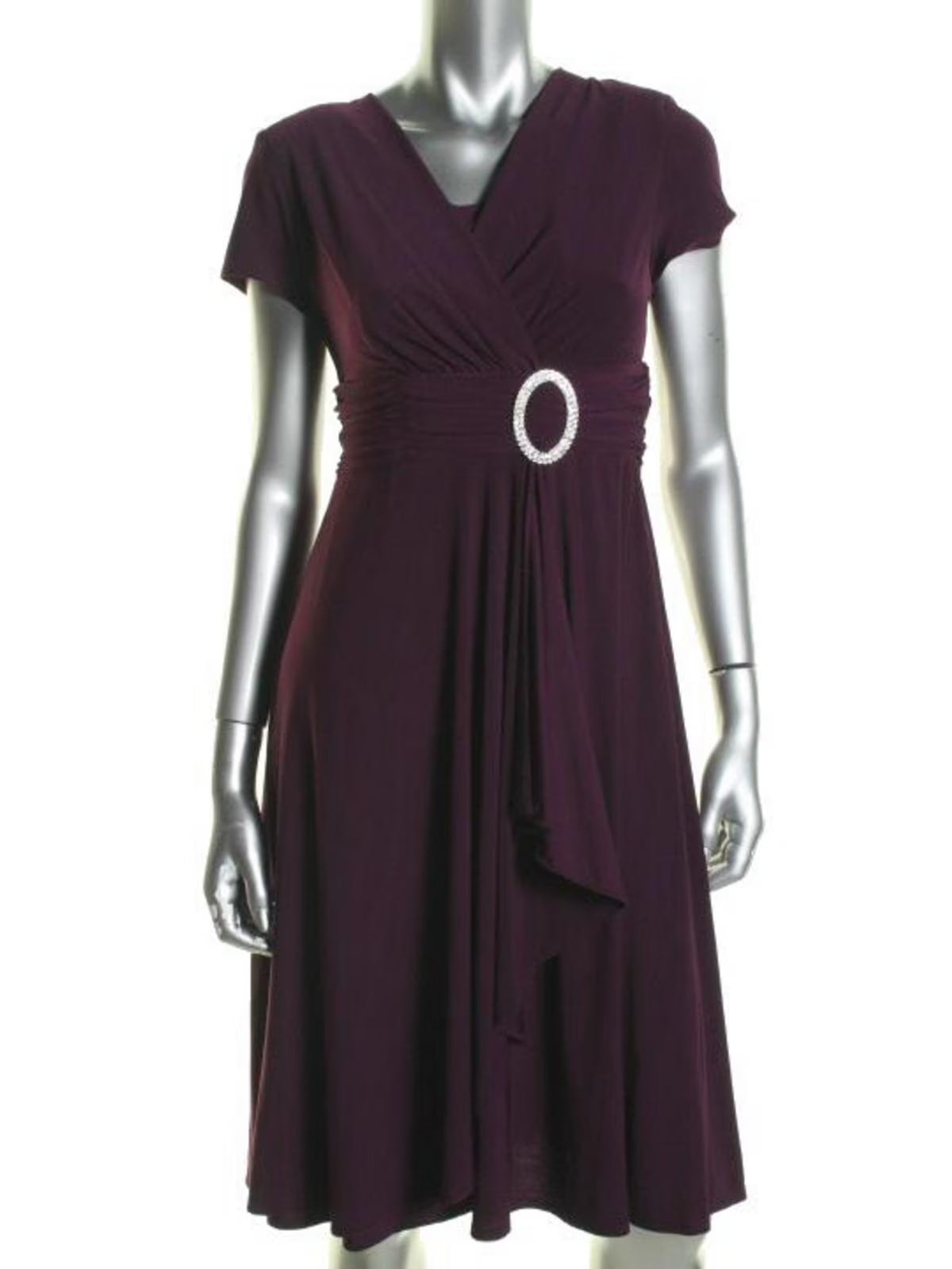 Matte Jersey Knee-Length Cocktail Dress O212