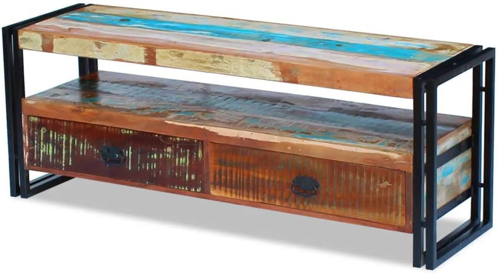 Solid Reclaimed Wood TV Cabinet P346757