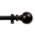 Black Curtain Rod 66-120" O724038