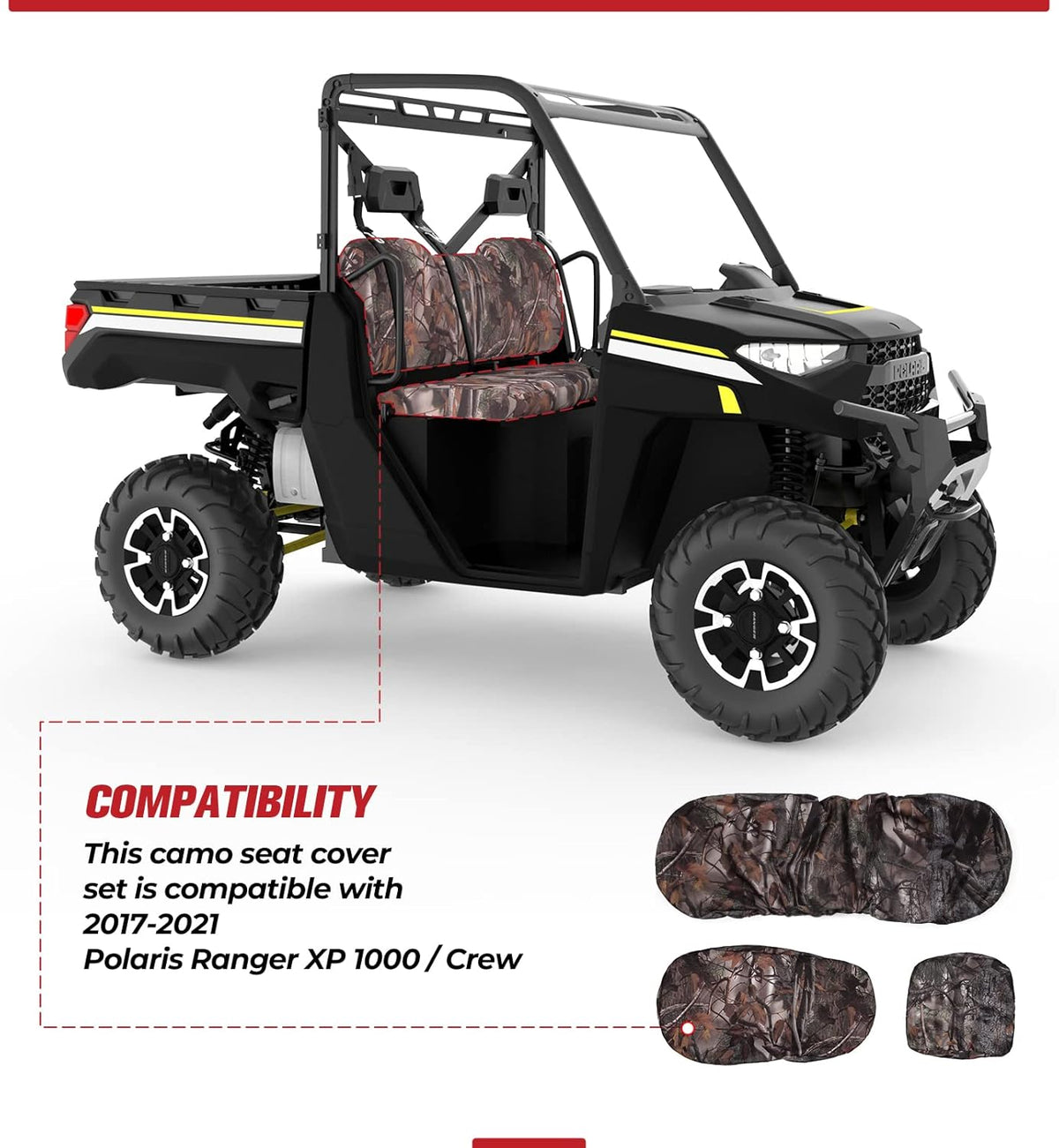 Waterproof Camo UTV Seat Cover Set T38338