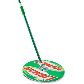 Gym Floor Mop Set with Handle 24 x 24, Green/White, Pkg QTY 2 F801