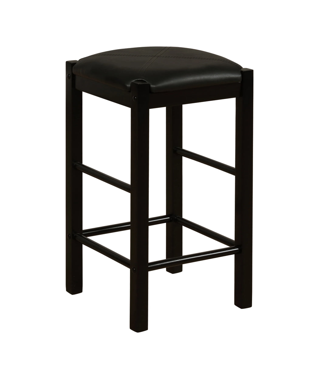 Black Fabric 3-Piece Casual Dining Tavern Set T658803