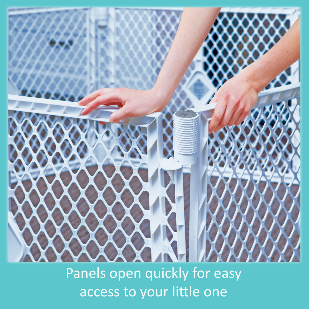Toddler Baby Panel Playpen Safety Playard Fence Yard Cage Y416787