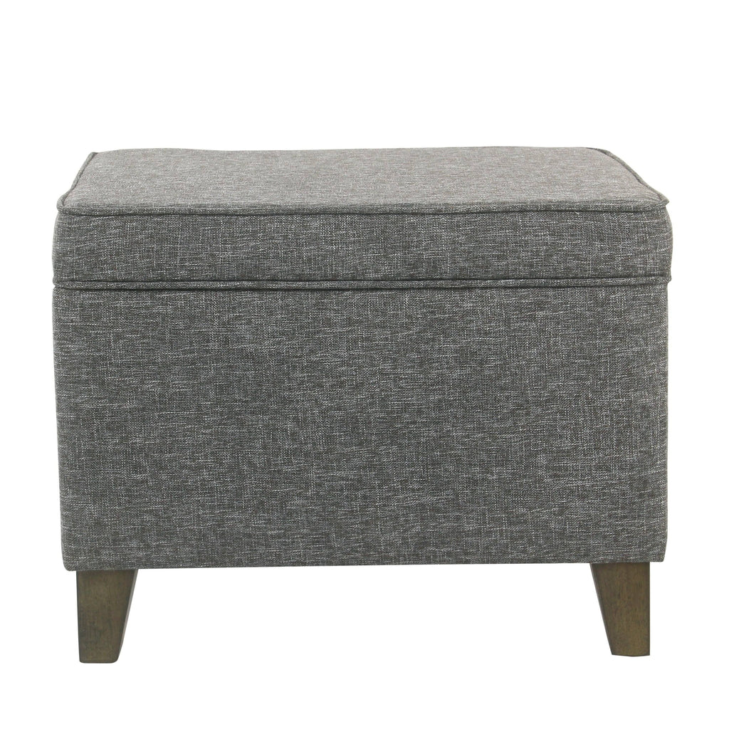 Slate Grey Medium Storage Ottoman T403261