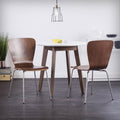 Bentwood Dining Chairs (Set of 2) - Walnut, Brown I4523