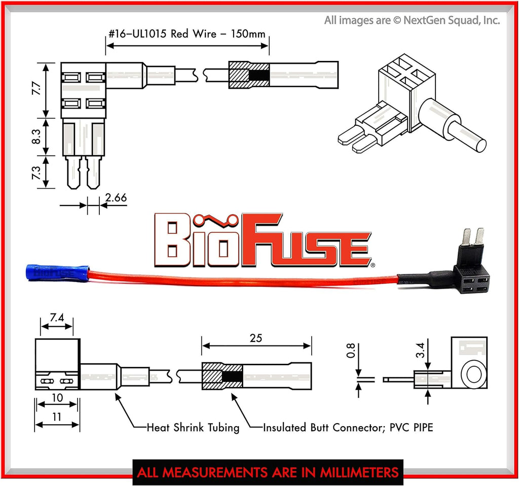 12V Micro2 50 Piece Car Fuse Tap and Holders K19775