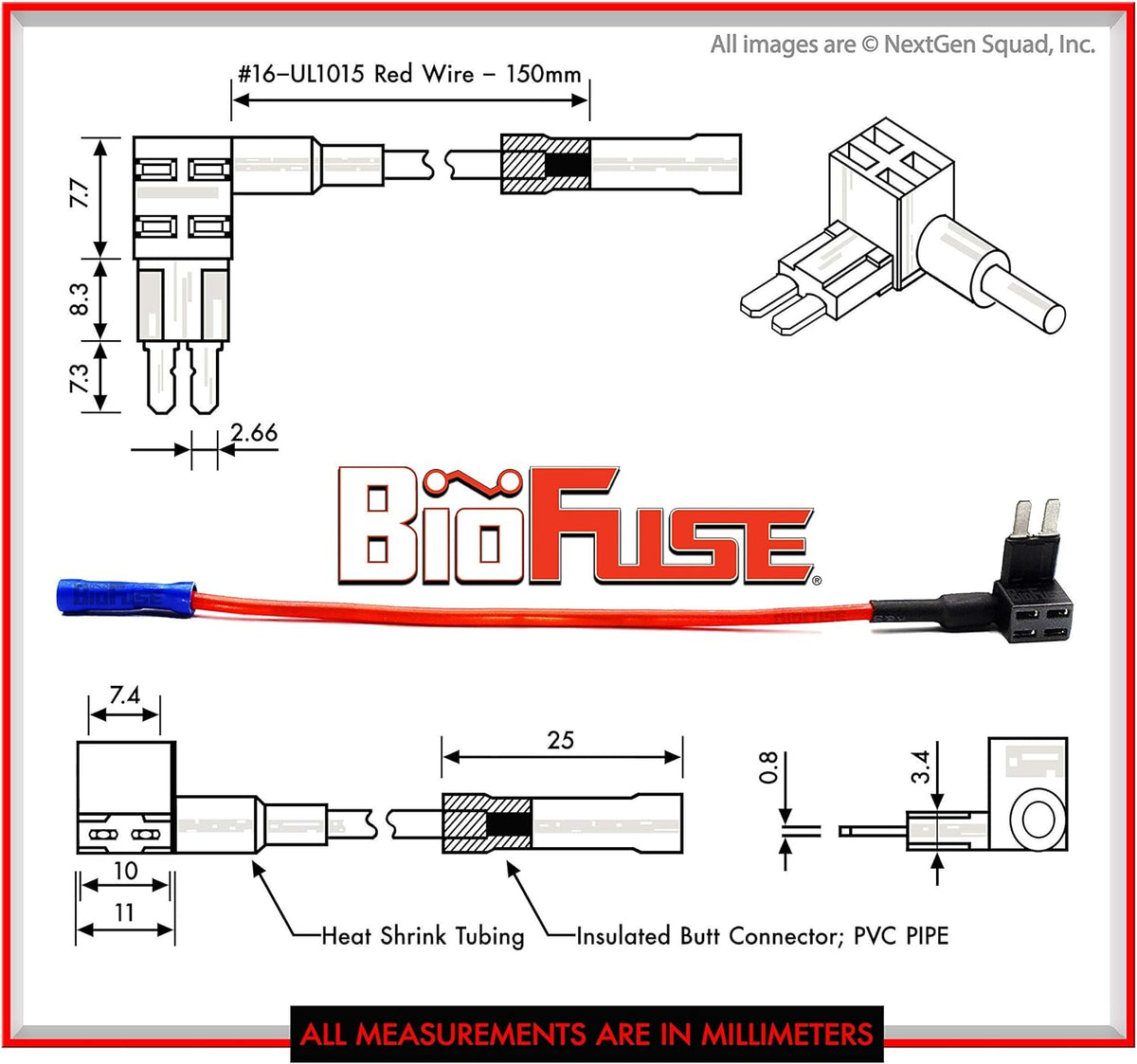 12V Micro2 50 Piece Car Fuse Tap and Holders K19775
