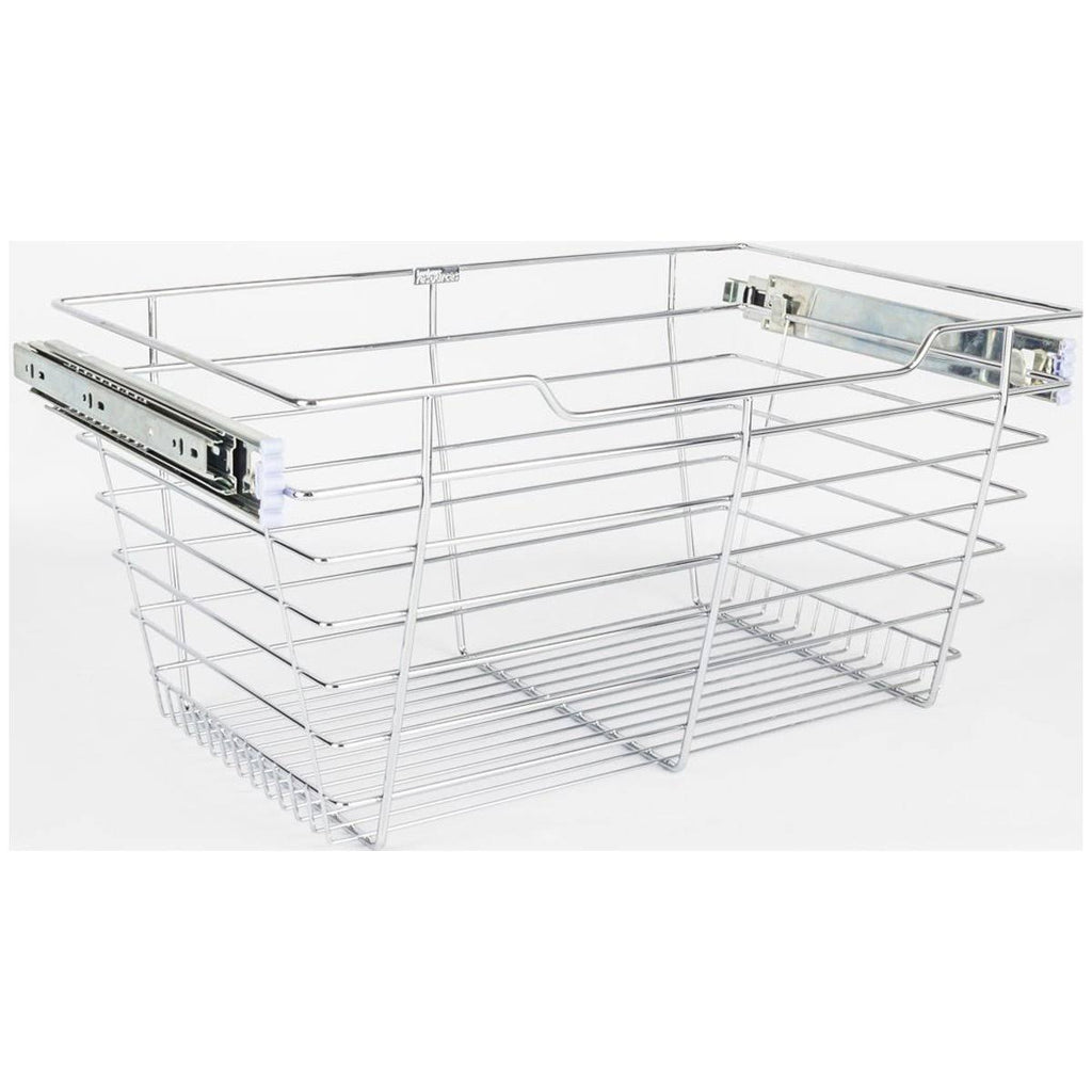 Satin Nickel Closet Pullout Basket J75524