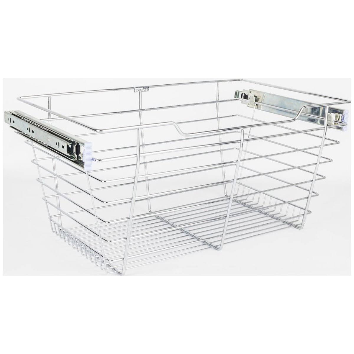 Satin Nickel Closet Pullout Basket J75524