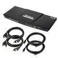 Dual Monitor KVM Switch 2 Port 4K @ 60Hz S475