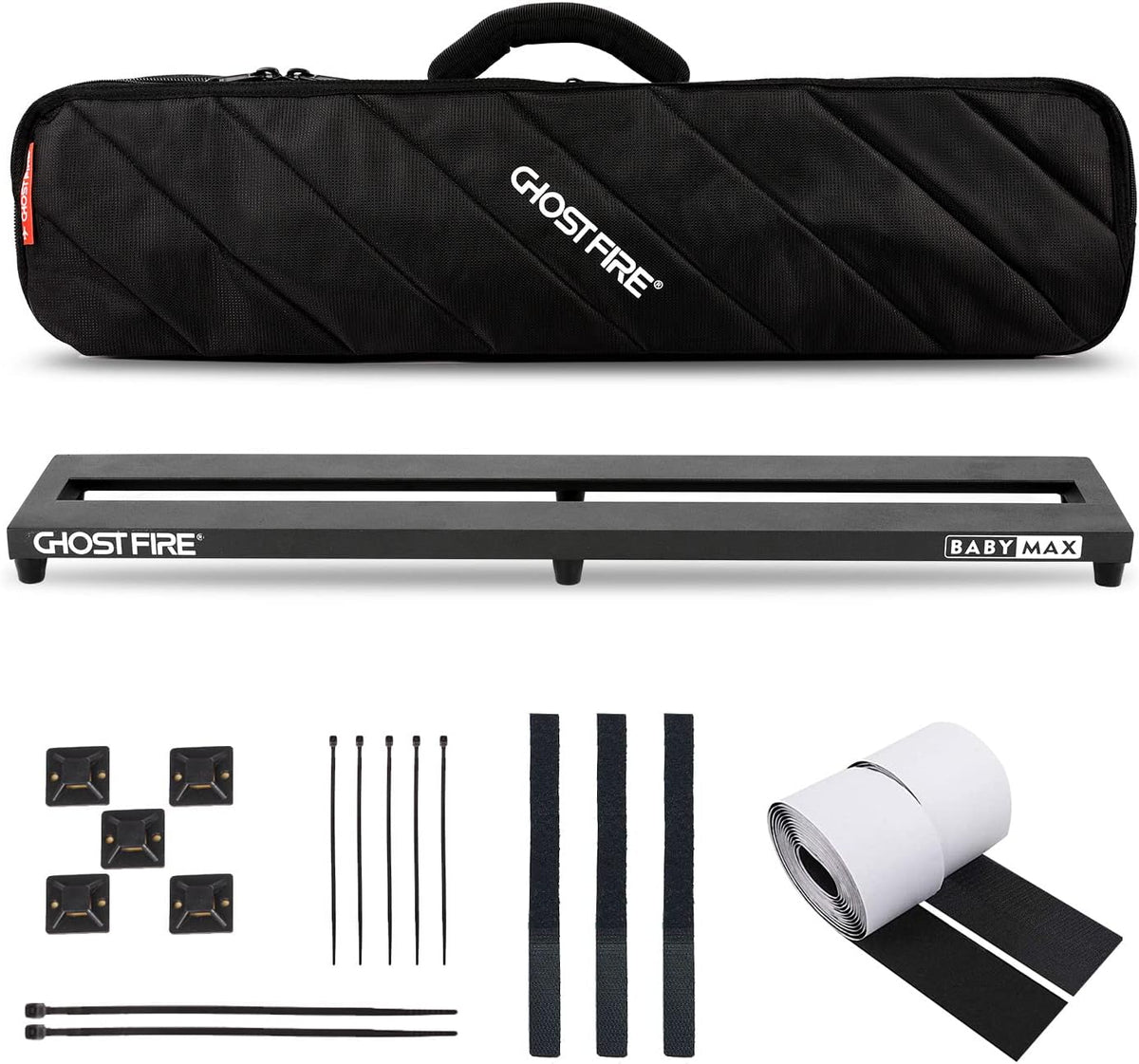 Aluminum Alloy Effect Pedalboard with Carry Bag H83195