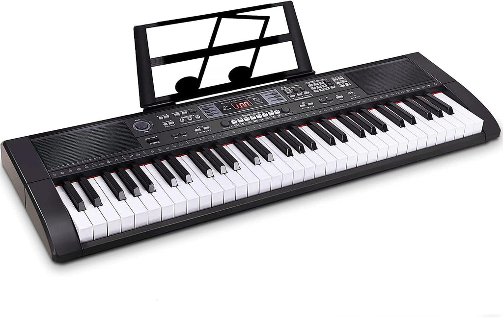 61 Key Electric Keyboard with Microphone and Power Supply V8876