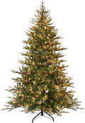 7.5 Foot Pre-Lit Balsam Fir Artificial Christmas Tree with 800 Clear Lights C412