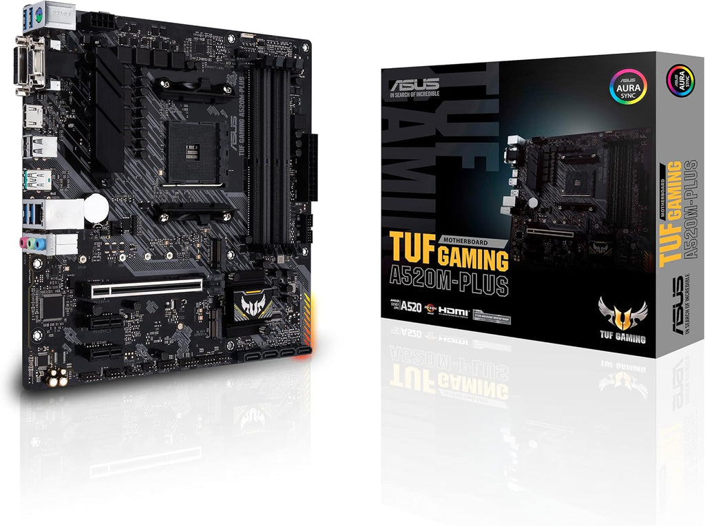 Micro ATX Motherboard with M.2 Support, SATA 6 Gbps, USB 3.2 Gen 2 Type-A W34055