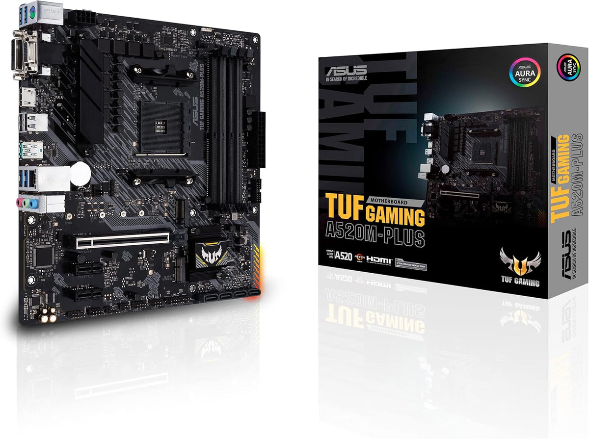 Micro ATX Motherboard with M.2 Support, SATA 6 Gbps, USB 3.2 Gen 2 Type-A W34055