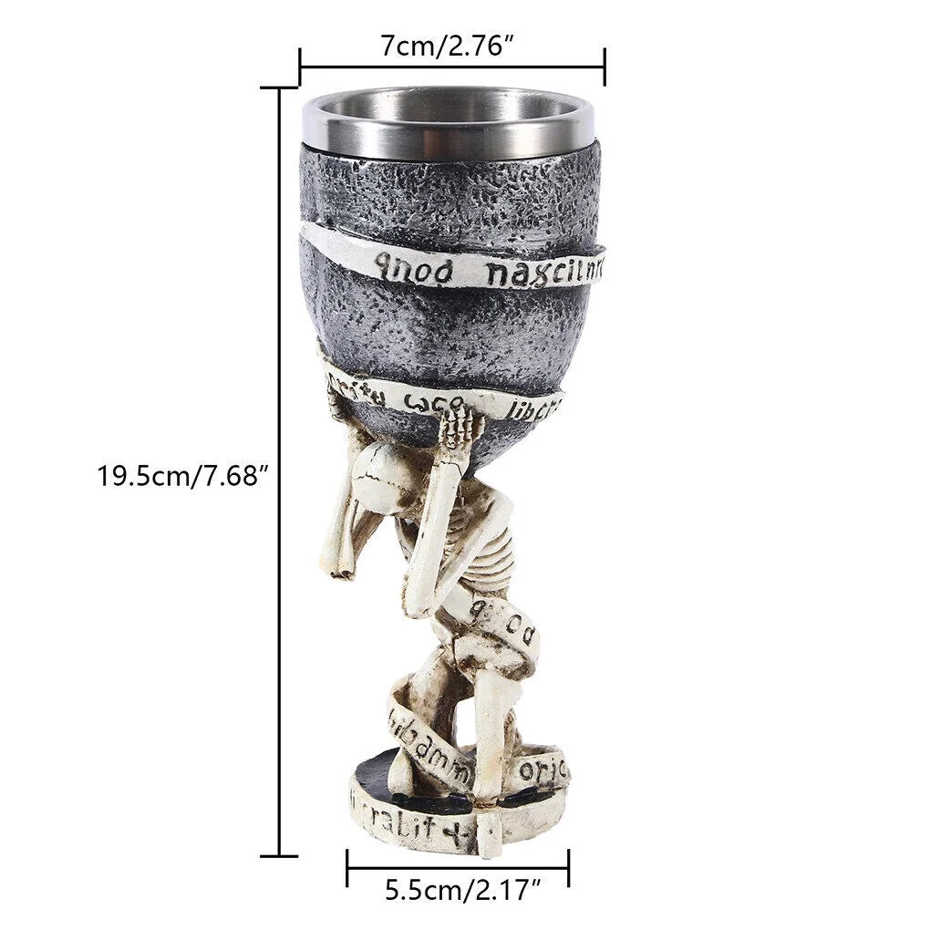 Stainless Steel Gothic Wine Cups Y2108