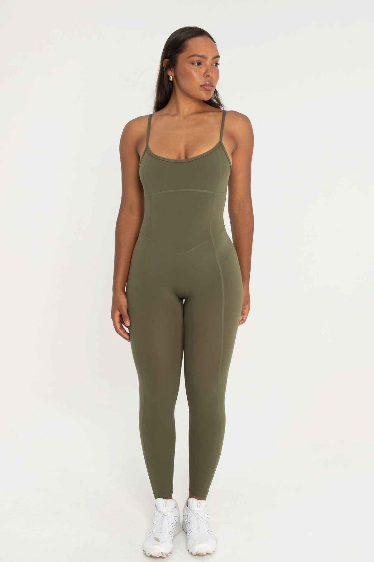Scoop Neck Onesie - Olive