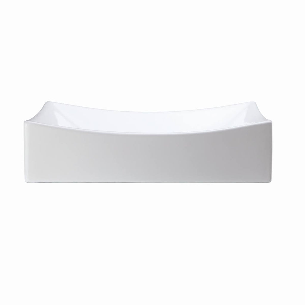 White Rectangular Vessel Sink I909827