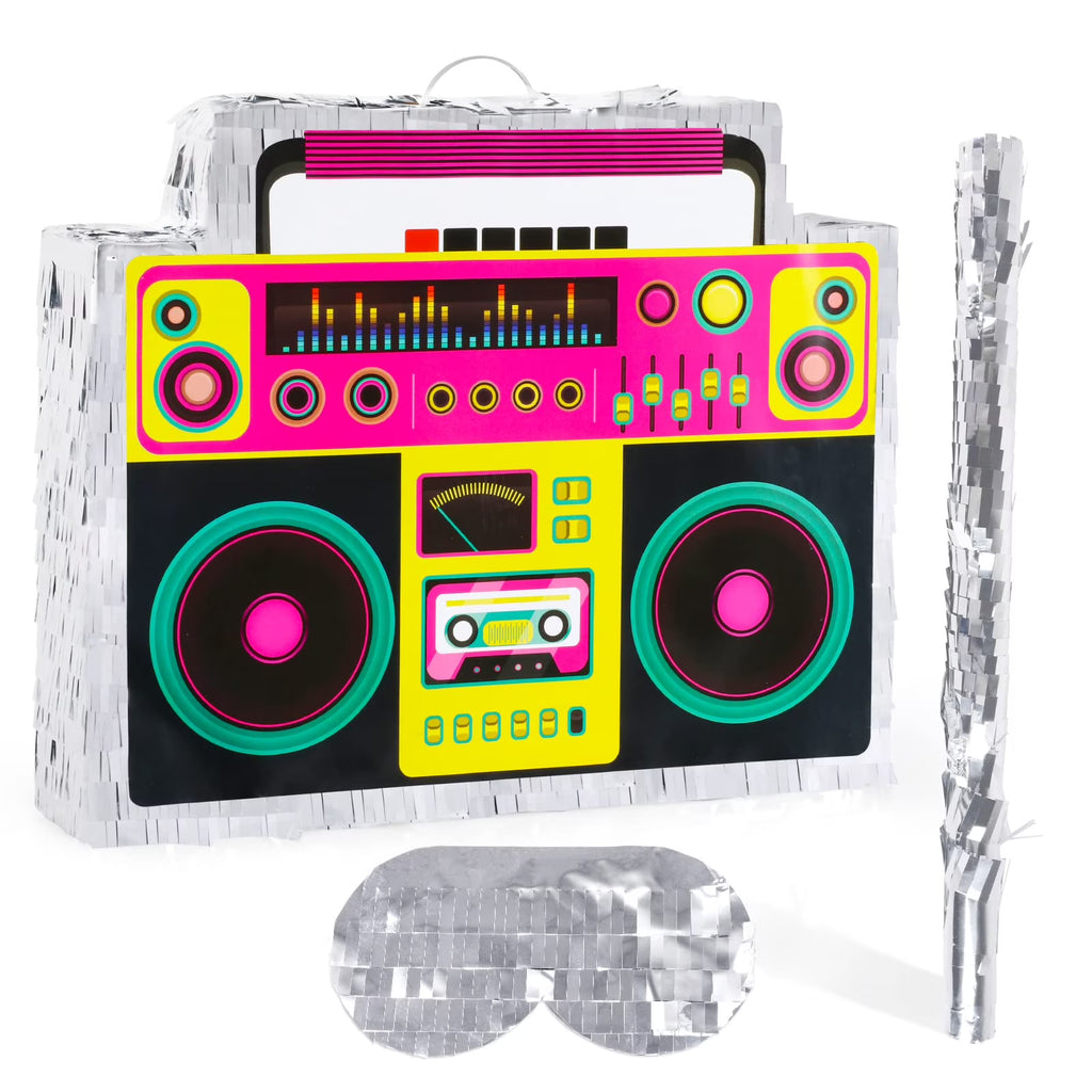 Boombox Pinata with Stick & Hanging Loop F74387