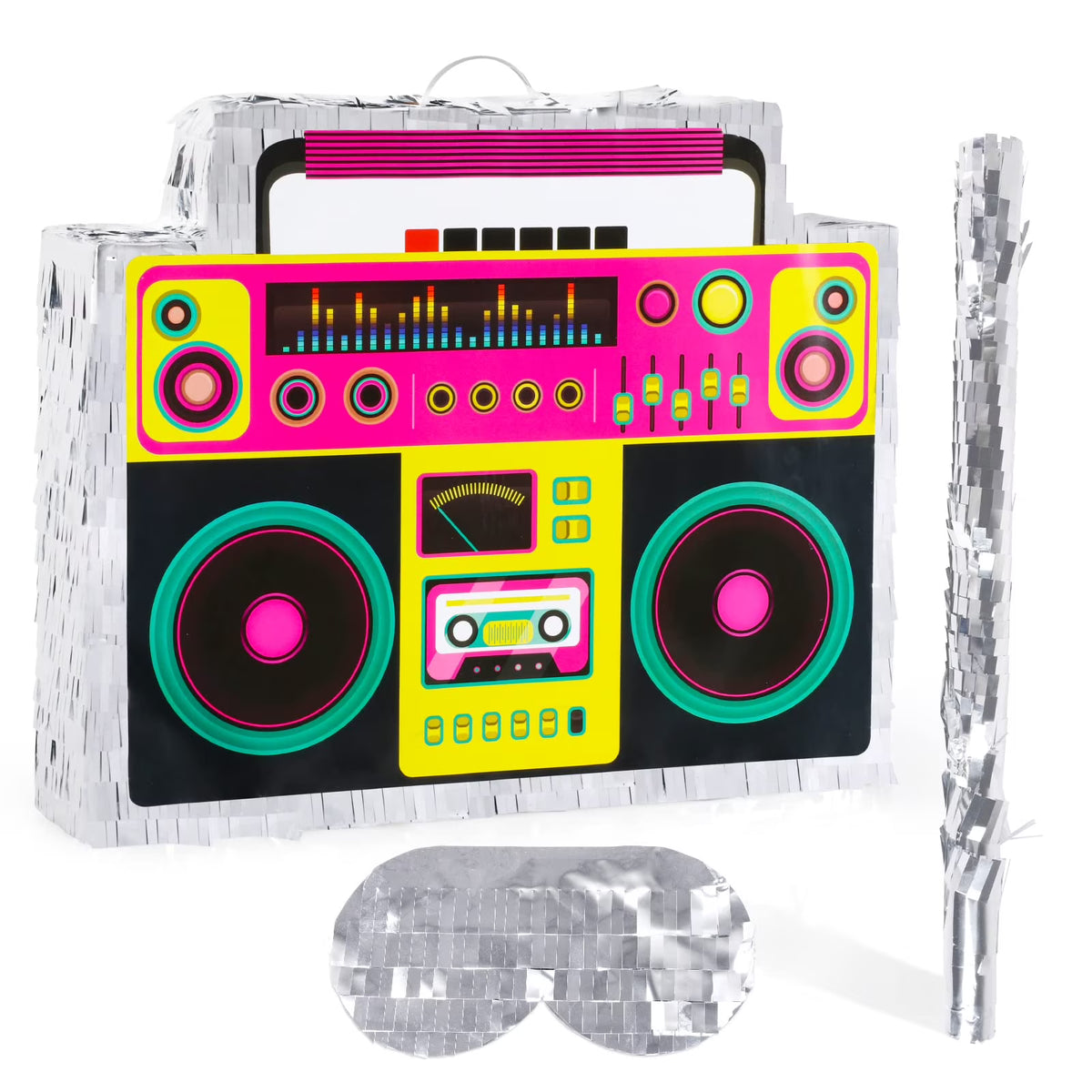 Boombox Pinata with Stick & Hanging Loop F74387