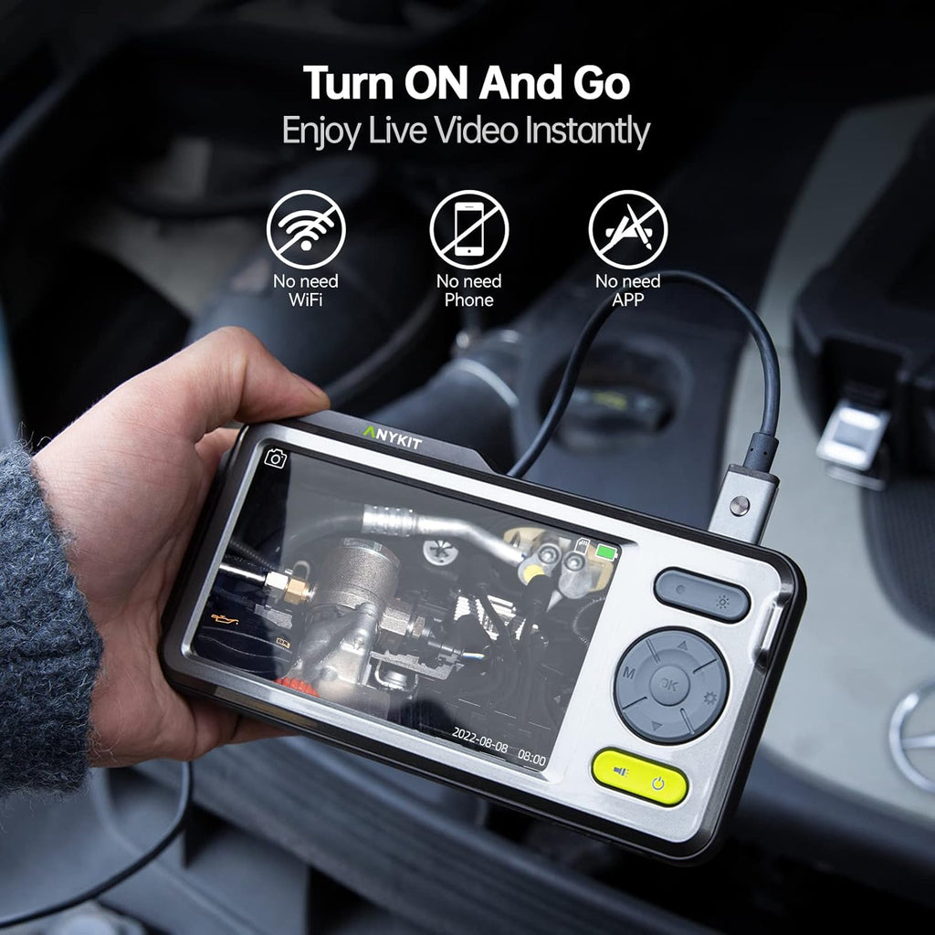 1080P Waterproof Borescope Inspection Camera with 5 Inch Screen Z67835
