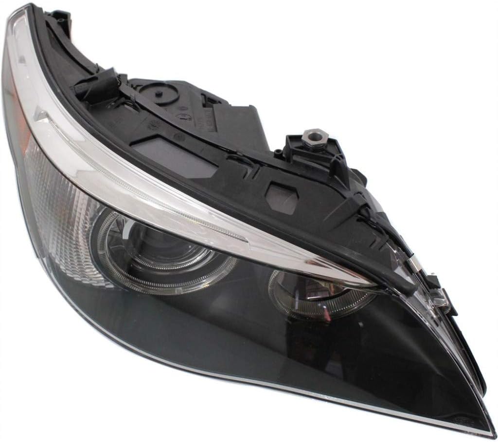 BMW 545i Headlight Assembly 2004 2005 Passenger Side HID R121728