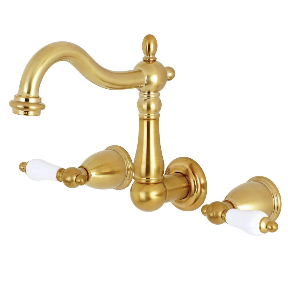 Polished Chrome Wall Mount Bathroom Faucet H815