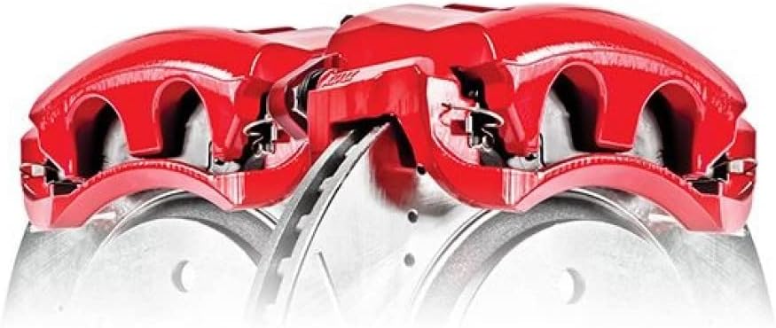Red Front Brake Caliper Pair Q280470