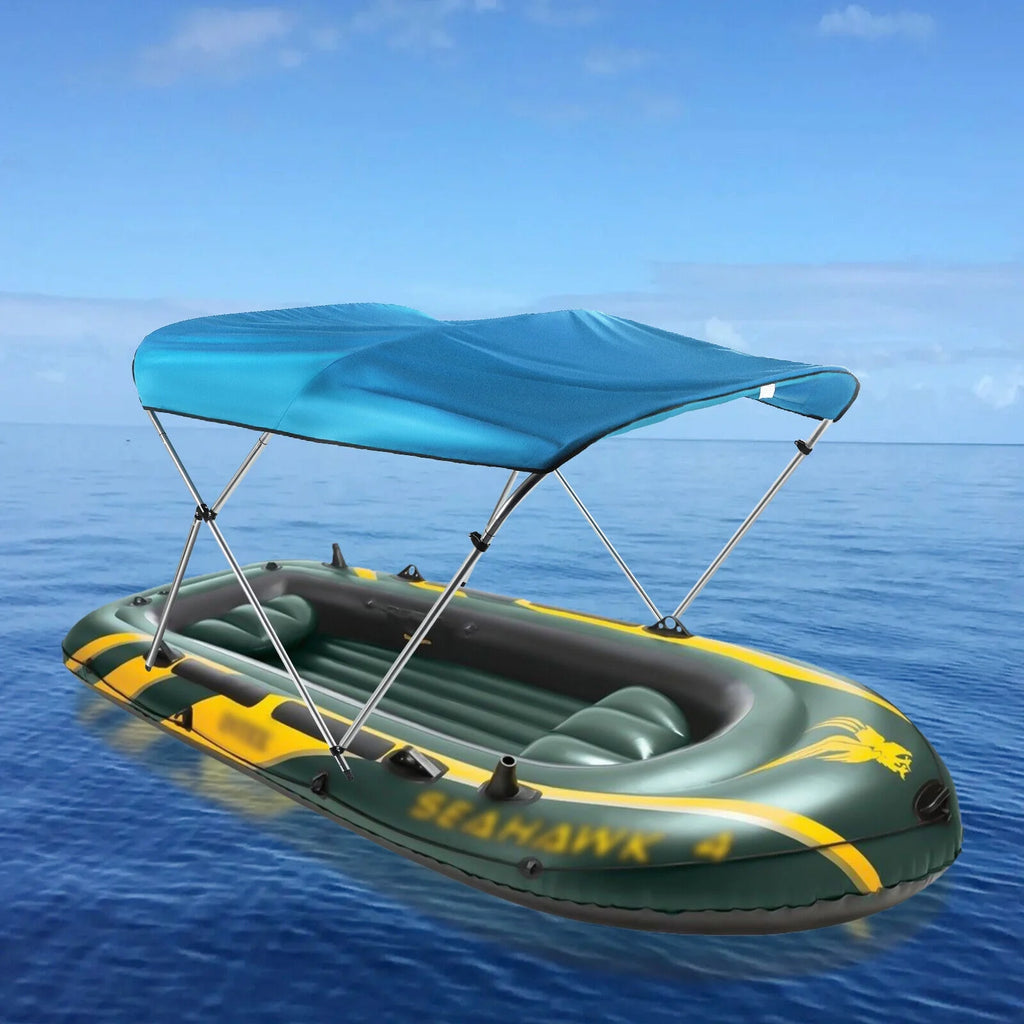 3 Bows Boat Top Cover Set with Aluminum Alloy Frame L150