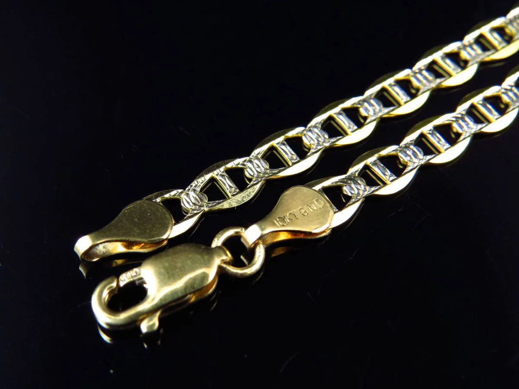 Yellow Gold Mariner Link Chain 16"-28" T1463