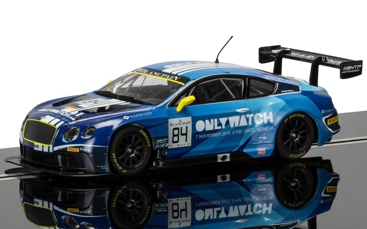 Bentley Continental GT3 Blue Slot Car L3259