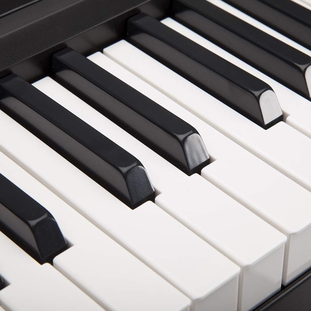 61 Key Keyboard Piano with Touch Display Kit, Keyboard Stand, Piano Bench, Sustain Pedal, Headphones L5837
