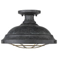 Black Patina Two Light Semi-Flush Z2665