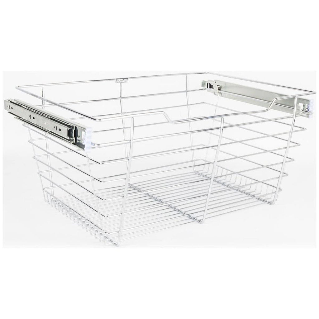 Satin Nickel Closet Pullout Basket J75524