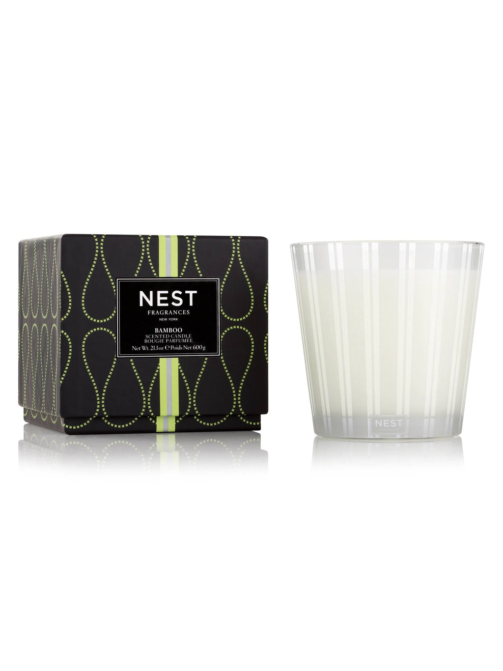 3-Wick Candle Bamboo F483