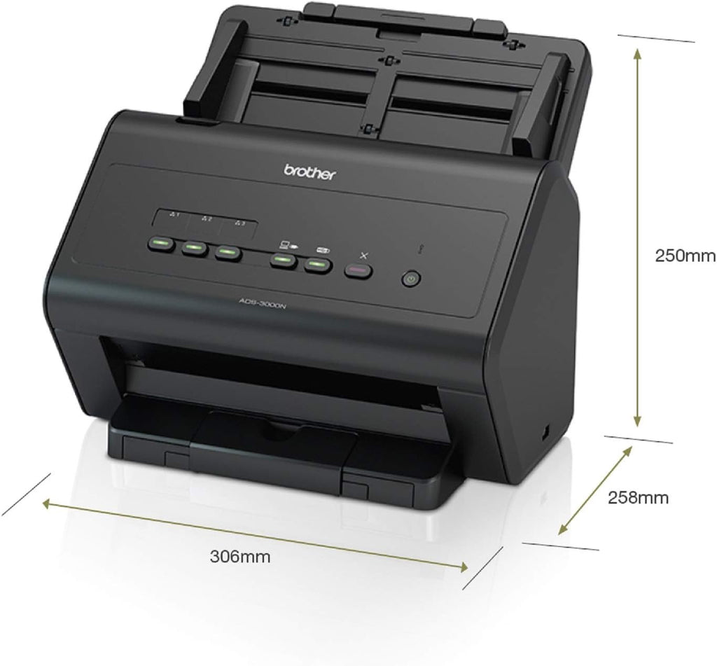 Black Network Document Scanner B269536