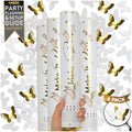White Butterfly Confetti Cannons 6 Pk G4824