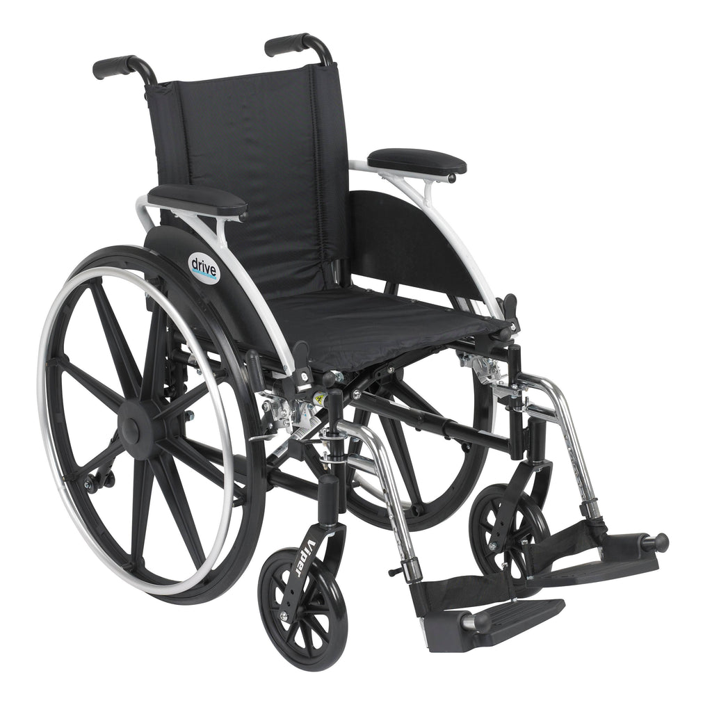 Viper Wheelchair with Flip Back Removable Arms N355