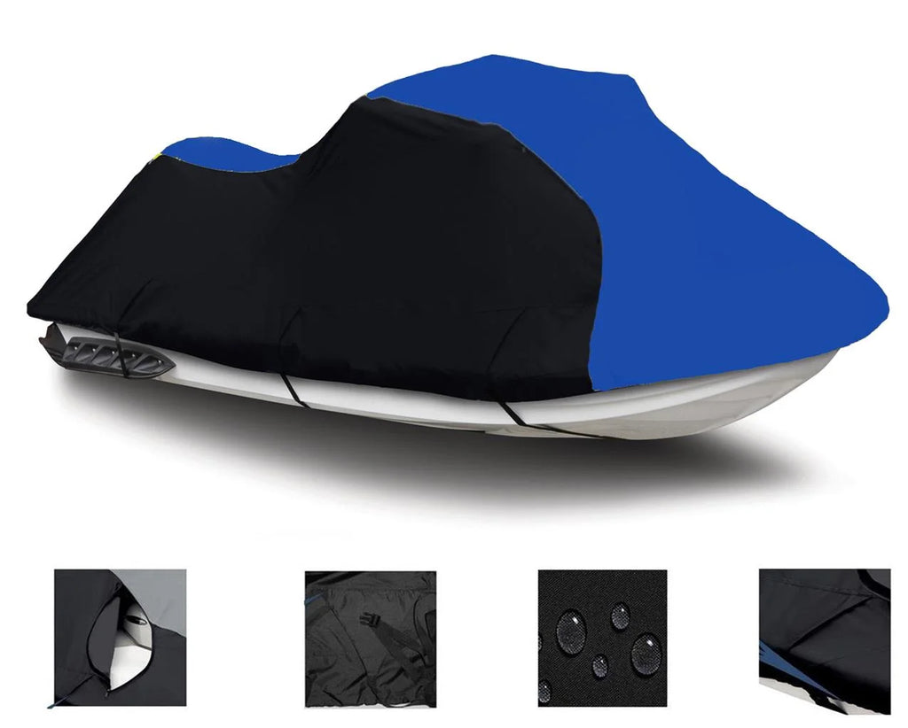 Heavy-Duty 600 Denier Watercraft Jet Ski Cover 2 Seater Z440566