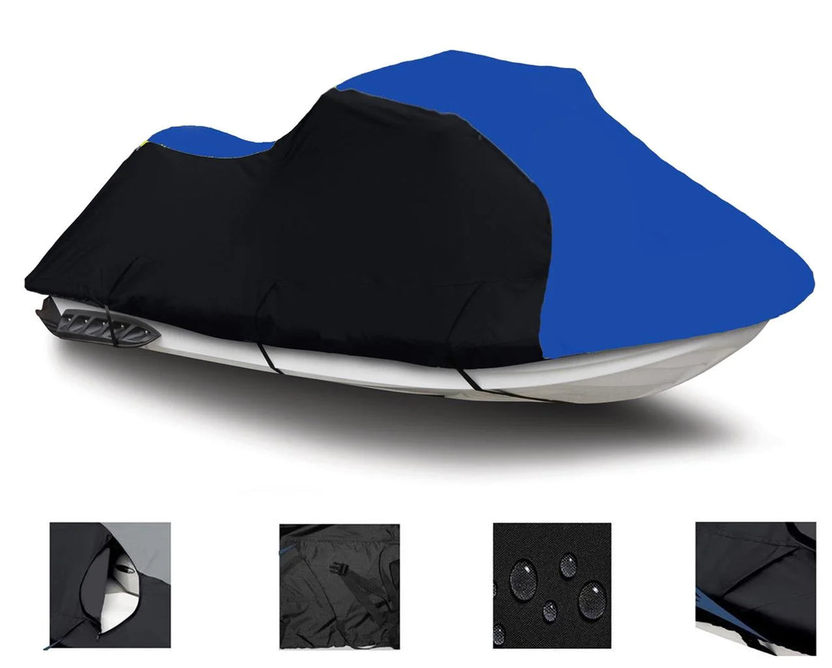 Heavy-Duty 600 Denier Watercraft Jet Ski Cover 2 Seater Z440566