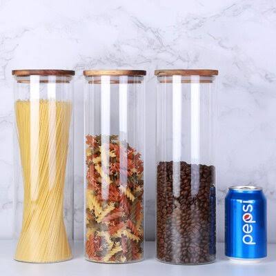 Airtight Glass Spaghetti Storage Containers L67965